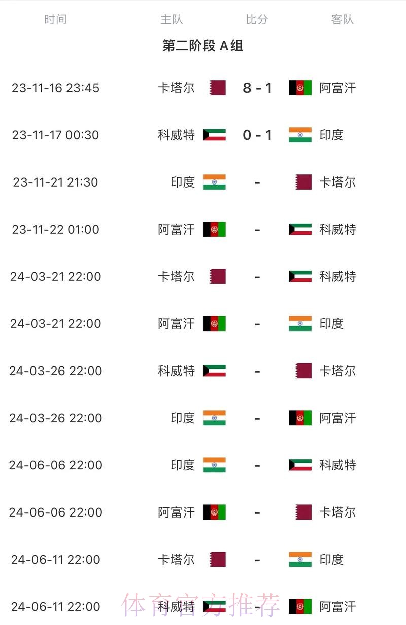 2026世界杯赛程今日赛事详情官网入口